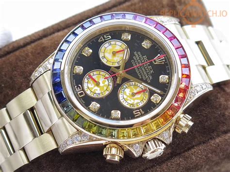 rolex rainbow replica|rainbow Rolex for sale.